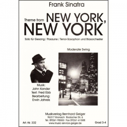 New York, New York - Frank Sinatra - John Kander / Arr. Erwin Jahreis