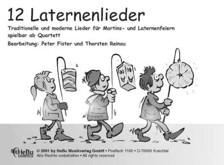 12 Laternenlieder - 2. Stimme in Eb (Altsax, Eb Horn)