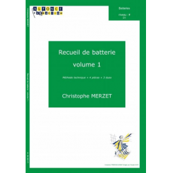 Recueil de batterie, volume 1 - Christophe Merzet