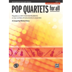Pop Quartets For All Asx Eb Cl(Rev) - Diverse / Arr. Michael Story