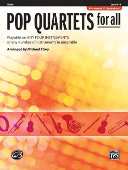 Pop Quartets For All Violin (Rev)