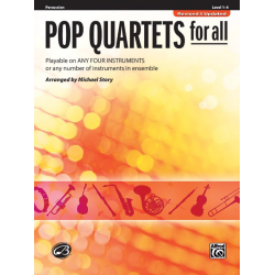 Pop Quartets For All Perc (Rev) - Michael Story