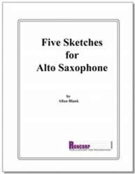 Five Sketches for Alto Saxophone - Hans Blank