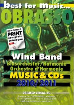 Promo Kat + CD: Obrasso - 2010-2011 Blasorchester