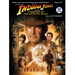 Indiana Jones/Crystal Skull (cello/CD) - John Williams