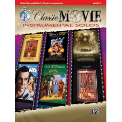 Classic Movie Inst Solo Vn Bk&Cd