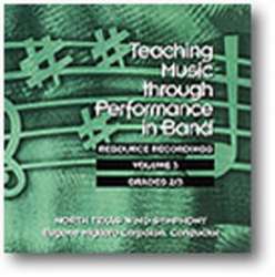 CD "3 CD Set: Teaching Music Through Performance in Band, Vol. 03" - Grade 2-3 - North Texas Wind Symphony / Arr. Eugene Migliaro Corporon