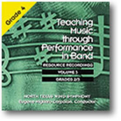 CD "3 CD Set: Teaching Music Through Performance in Band, Vol. 03" - Grade 4 - North Texas Wind Symphony / Arr. Eugene Migliaro Corporon
