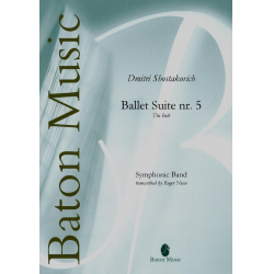 Ballet Suite nr. 5 - Dmitri Shostakovitch / Schostakowitsch / Arr. Roger Niese