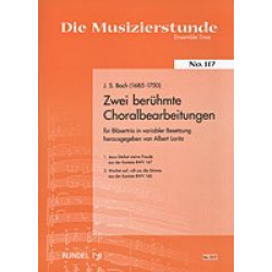 Zwei berühmte Choralbearbeitungen für Holzbläsertrio - Johann Sebastian Bach / Arr. Albert Loritz