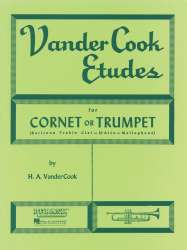 Vandercook Etudes for Cornet/Trumpet (Baritone TC) - Hale Ascher VanderCook