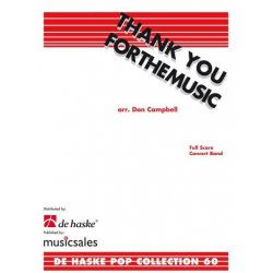 Thank you for the Music - Benny Andersson & Björn Ulvaeus (ABBA) / Arr. Don Campbell