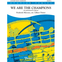 We Are The Champions - Freddie Mercury (Queen) / Arr. Gilbert Tinner