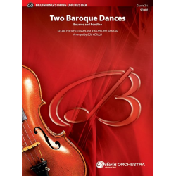 Two Baroque Dances (Bourrée and Rondino) - Georg Philipp Telemann / Arr. Bob Cerulli