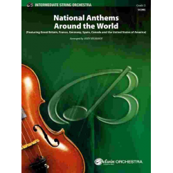 National Anthems Around  Featuring Great Britain, France, Germany, Spain, Canada, and The United States of America - Diverse / Arr. Jerry Brubaker