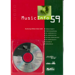 Promo PSH + CD: Halter - Musicinfo Nr. 59