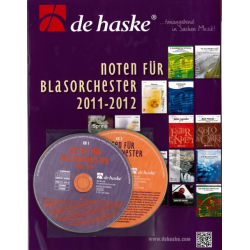 Promo Kat + CD: De Haske - Neue Noten für Blasorchester 2011-2012
