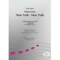 Frank Sinatra: New York, New York (opt. Gesang) - John Kander / Arr. Peter Riese