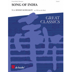 Song of India - Nicolaj / Nicolai / Nikolay Rimskij-Korsakov / Arr. Wil van der Beek