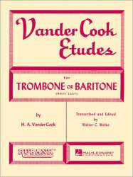 Vandercook Etudes for Trombone or Baritone (Bass Clef) - Hale Ascher VanderCook / Arr. Walter C. Welke