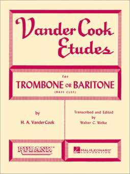 Vandercook Etudes for Trombone or Baritone (Bass Clef)