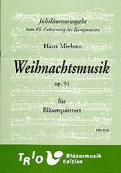 Weihnachtsmusik für Bläserquintett, op. 91 - Hans Mielenz