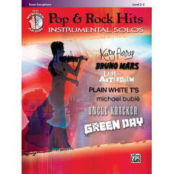 Pop & Rock Hits Instrument Solos Tsax/CD