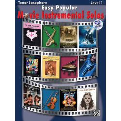 Easy Popular Movie Solos (tenor sax/CD)