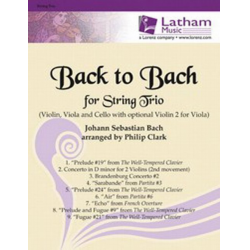 Back to Bach - Johann Sebastian Bach / Arr. Philip Clark