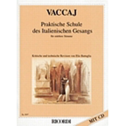 Praktische Schule des Italienischen Gesangs (Mittel) - Buch & CD - Nicola Vaccai