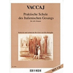 Praktische Schule des Italienischen Gesangs (Tief) - Buch & CD - Nicola Vaccai