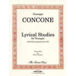 Lyrical Studies for Trumpet or Horn - Giuseppe Concone / Arr. John F. Sawyer