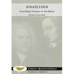 Sonate F-Dur - Georg Philipp Telemann / Arr. Rob Balfoort