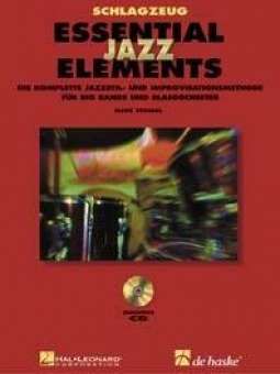 Essential Jazz Elements (D) - Schlagzeug - Buch + 2 Playalong-CD's