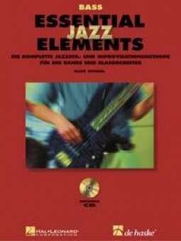 Essential Jazz Elements (D) - E-Bass - Buch + 2 Playalong-CD's