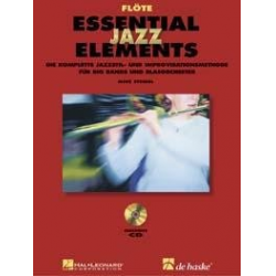 Essential Jazz Elements (D) - Flöte - Buch + 2 Playalong-CD's - Mike Steinel