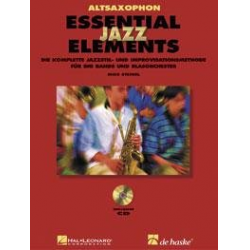Essential Jazz Elements (D) - Altsaxophon - Buch + 2 Playalong-CD's - Mike Steinel