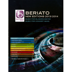 Promo Kat + CD: Beriato - Musik für Blasorchester 2013-2014