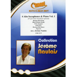 4 Alto Saxophones & Piano Vol. 1 - Jérôme Naulais / Arr. Jérôme Naulais