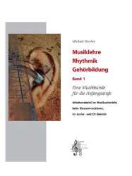 Musiklehre Rhythmik Gehörbildung Band 1 Buch (+4 CDs) - Michael Stecher