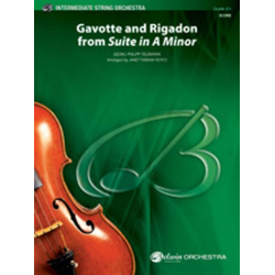 Gavotte & Rigadon fr Suite A Minor (s/o) - Georg Philipp Telemann / Arr. Jan Farrar-Royce