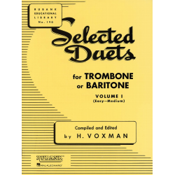 Selected Duets for Trombone Vol. 1 - Himie Voxman