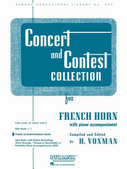 Concert And Contest Collection for F Horn - Piano Accompaniment (PA)