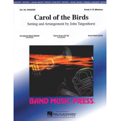 Carol Of The Birds - Traditional / Arr. John Tatgenhorst