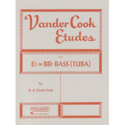 Vandercook Etudes For Eb or Bb Bass (Tuba) - Hale Ascher VanderCook