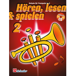 Hören, Lesen & Spielen - Band 2 - Trompete in C - Jaap Kastelein