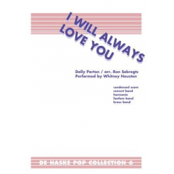 I will always love you - Dolly Parton / Arr. Ron Sebregts