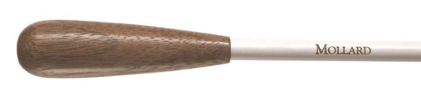 Mollard Taktstock - P Series - 14 inch (ca 35,5 cm) - Wood - white - Walnut