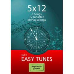 5x12 - Easy Tunes (Heft 1) - Rhythmusgruppe (Leadsheet) - Stewart Burgess