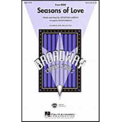 Seasons of Love (from Rent) - SATB - Jonathan Larson / Arr. Roger Emerson